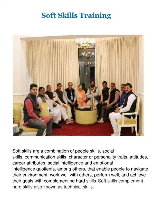 Are You looking For Soft skills training
