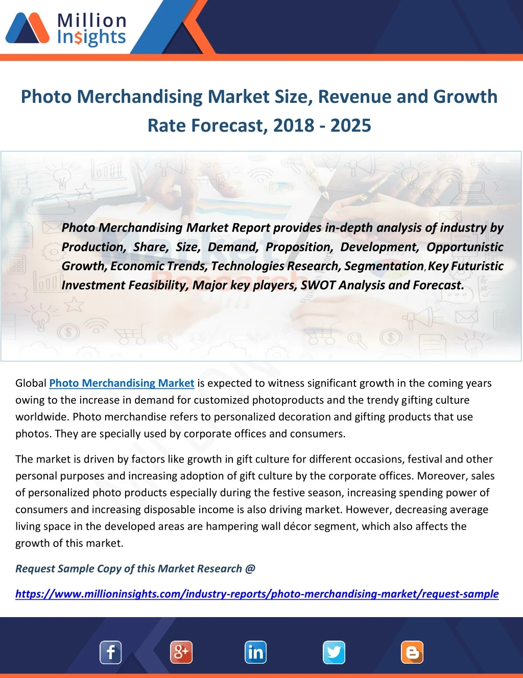 photo merchandising market size revenue