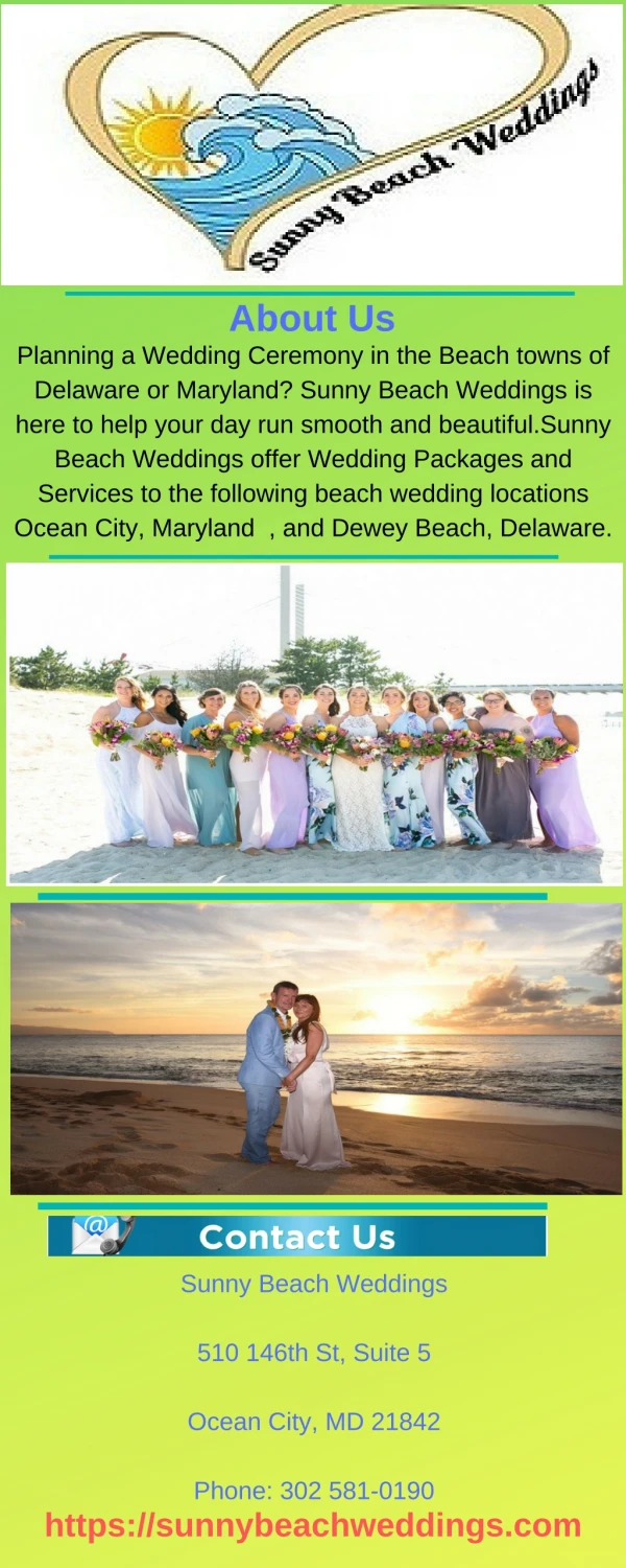 Sunny Beach Weddings