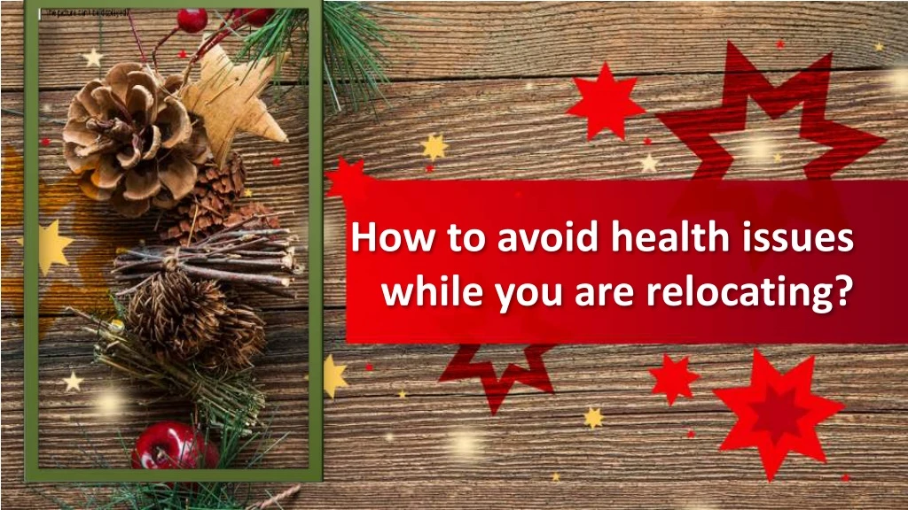 how to avoid health issues while
