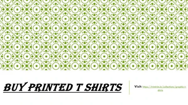Buy printed t shirts