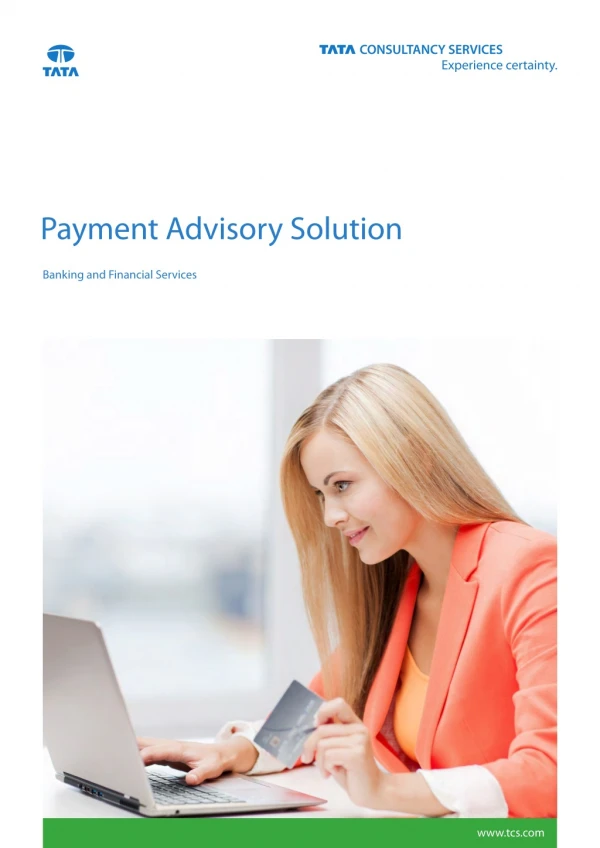 Payment Advisory Services & Solutions for Banking by TCS