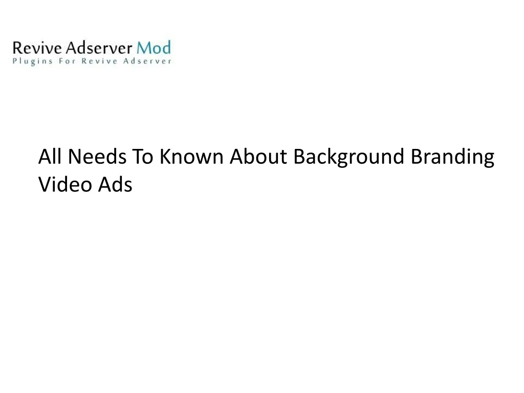 all needs to known about background branding