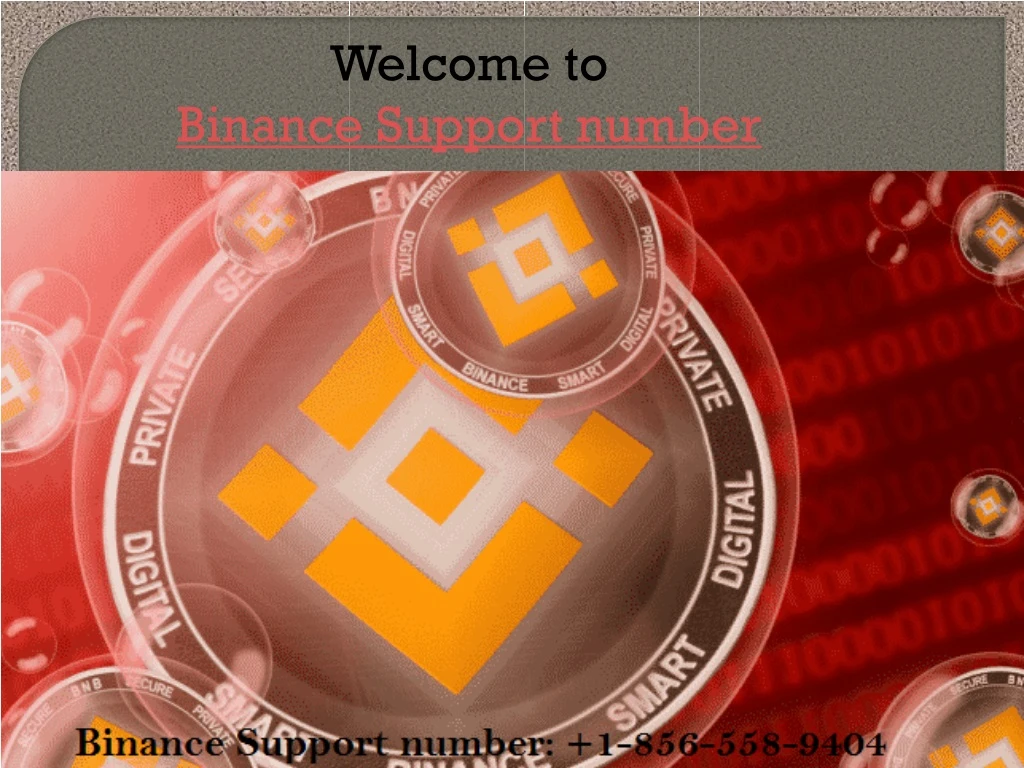 welcome to binance support number