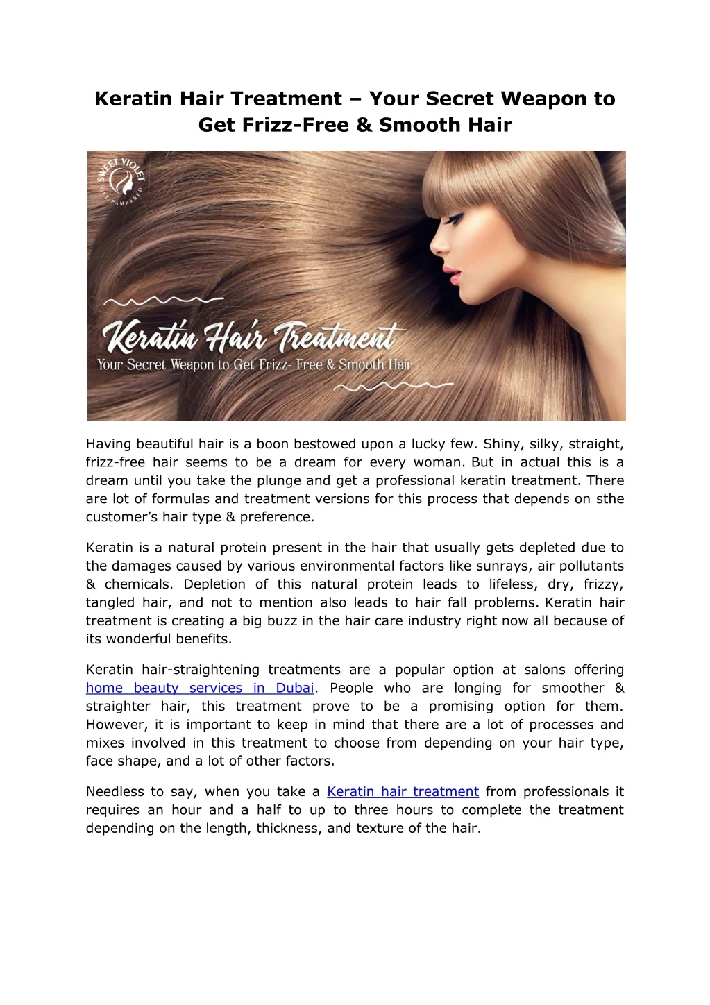 keratin hair treatment your secret weapon