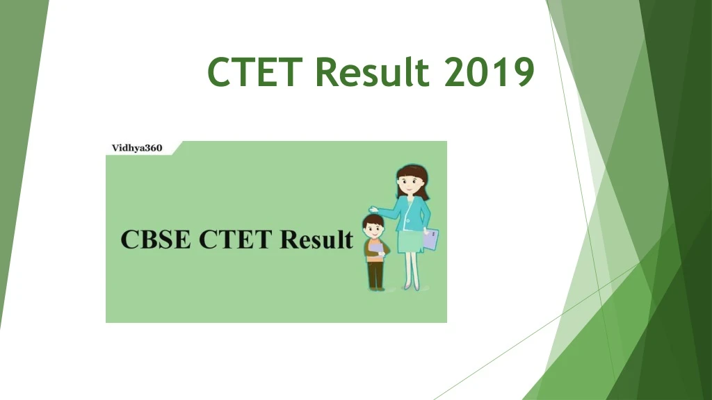 ctet result 2019