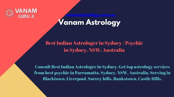 Best Indian Astrologer in Sydney, Psychic in Sydney, NSW, Australia