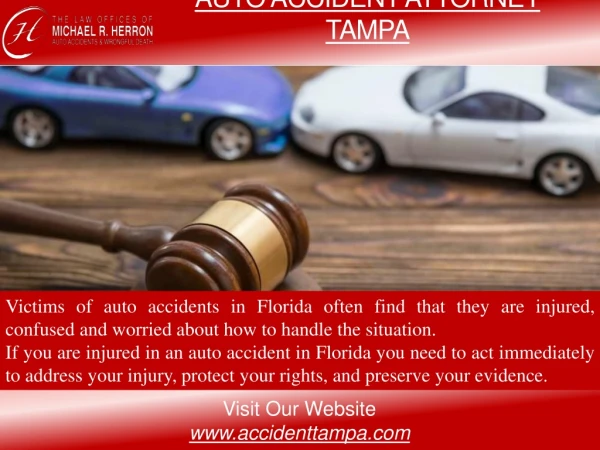 Auto Accident Attorney Tampa