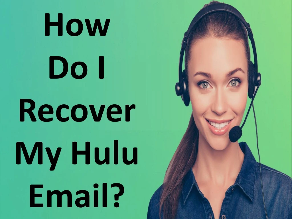 how do i recover my hulu email