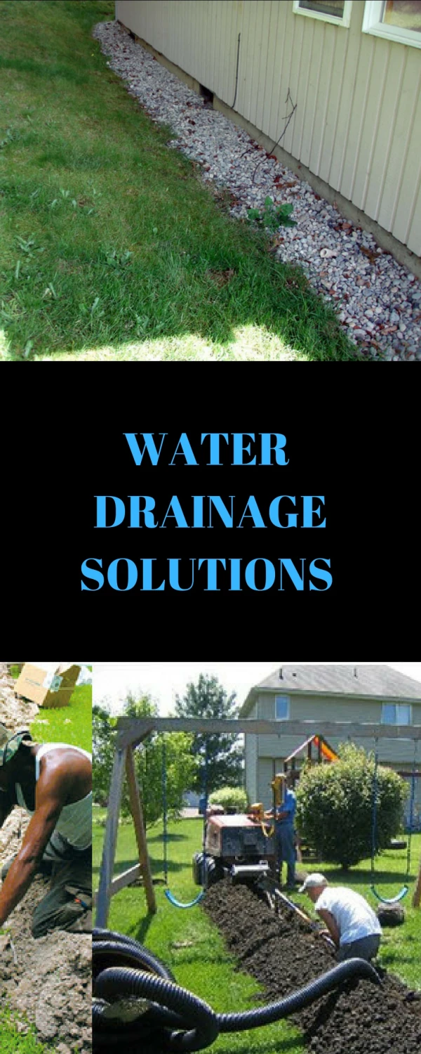 Water Drainage Solution