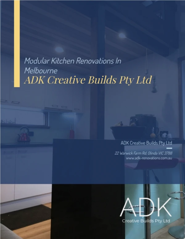 Transform and Customise Your Kitchen with The Right Kitchen Renovation Services