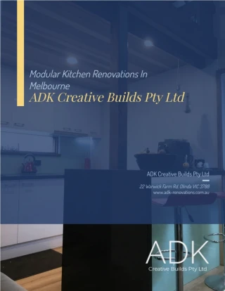 Transform and Customise Your Kitchen with The Right Kitchen Renovation Services - slide 1