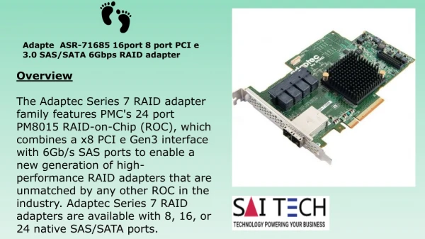 Adaptec ASR-71685 16port 8 port PCIe 3.0 SAS/SATA 6Gbps RAID adapter