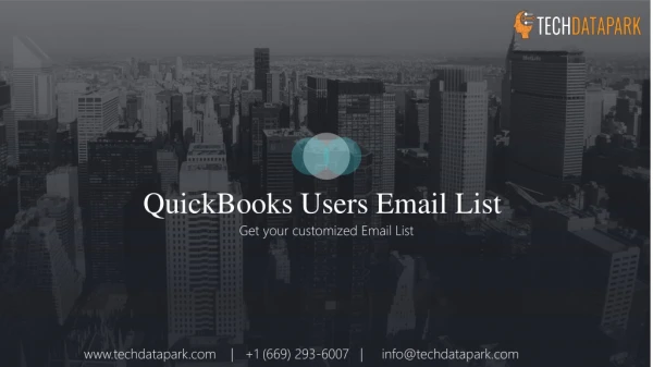 How To Get Quick books users email list