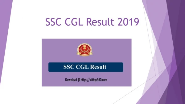 Download SSC CGL Result 2019 - SSC CGL Tier I Result, Qualifying List