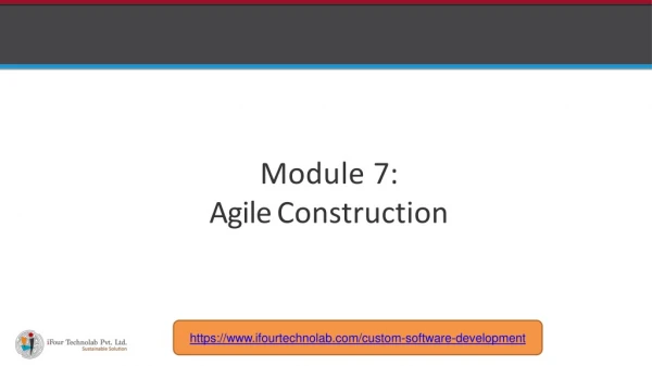 Agile Development Construction