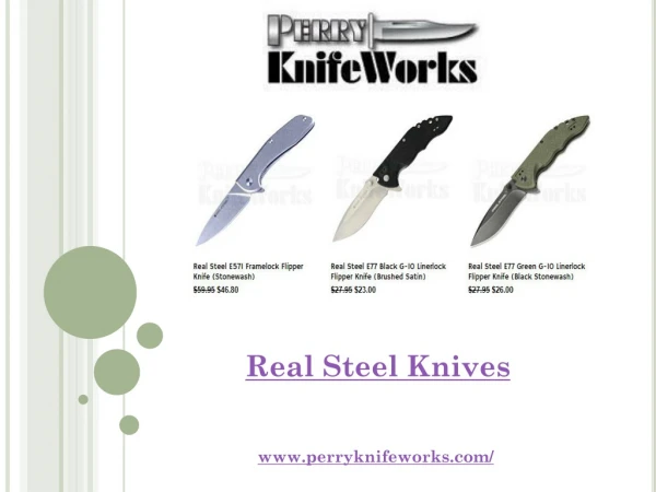 Real Steel Knives for Sale