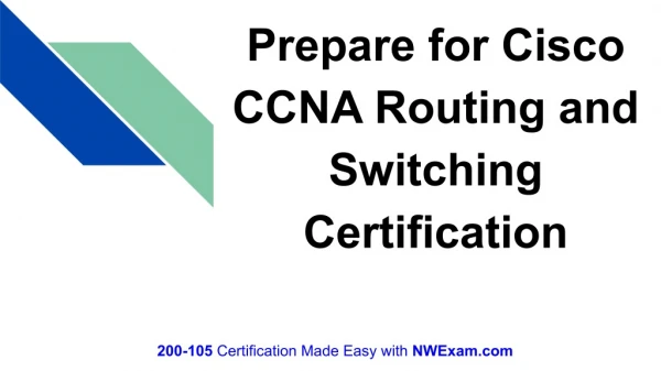 How to Prepare Cisco 200-105 exam on CCNA R&S?