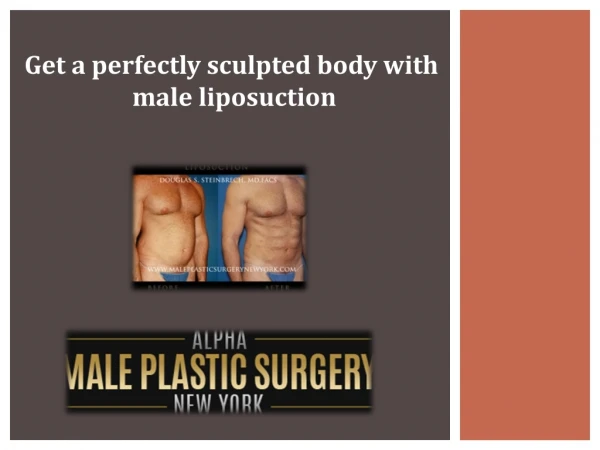 What is male liposuction?
