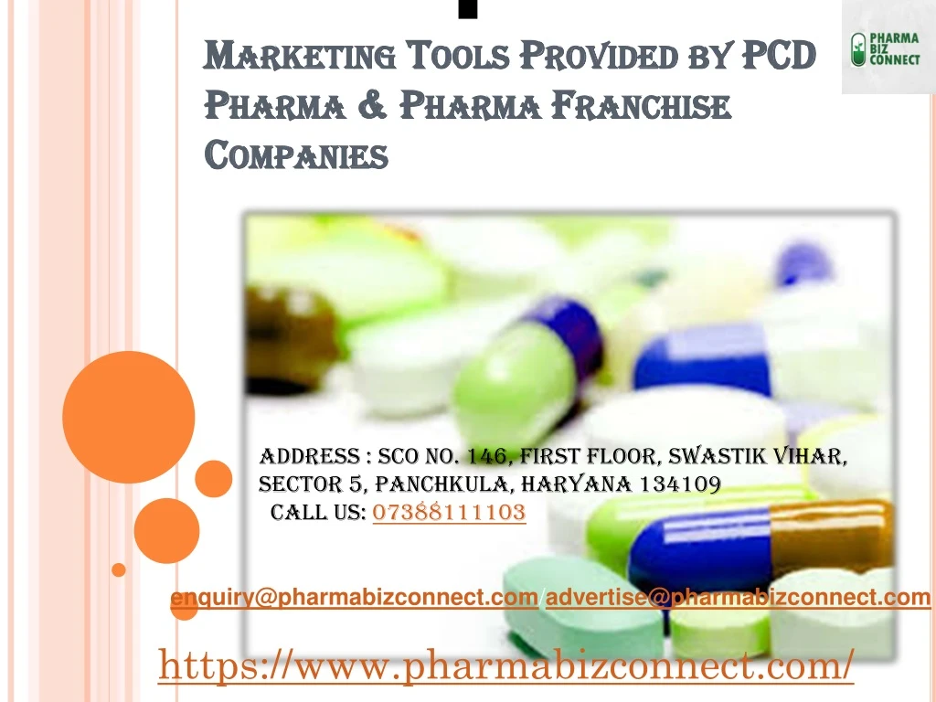 marketing tools provided by pcd pharma pharma franchise companies