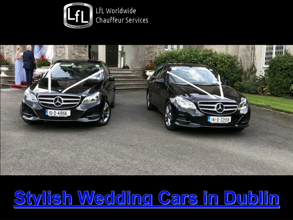 stylish wedding cars in dublin
