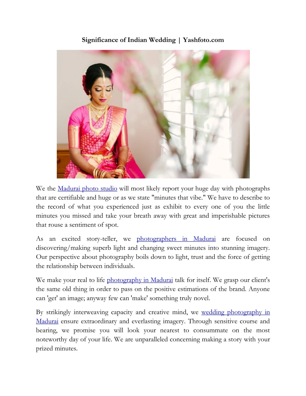 significance of indian wedding yashfoto com