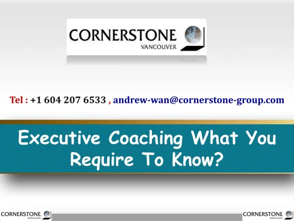 Executive Coaching What You Require To Know?