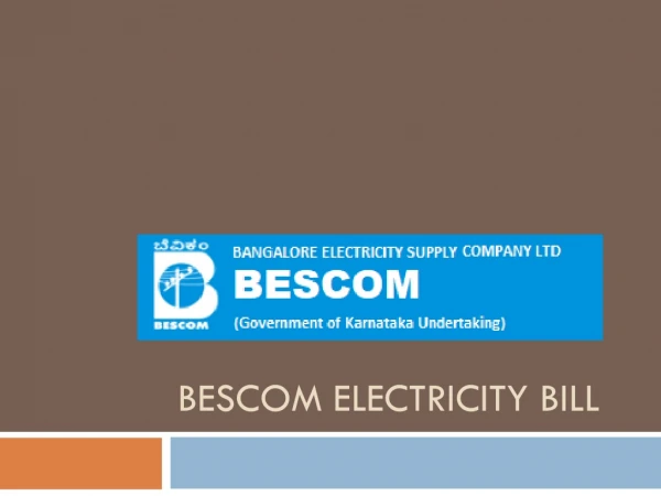 BESCOM Bill Payment Online | Pay Bangalore Electricity Bill