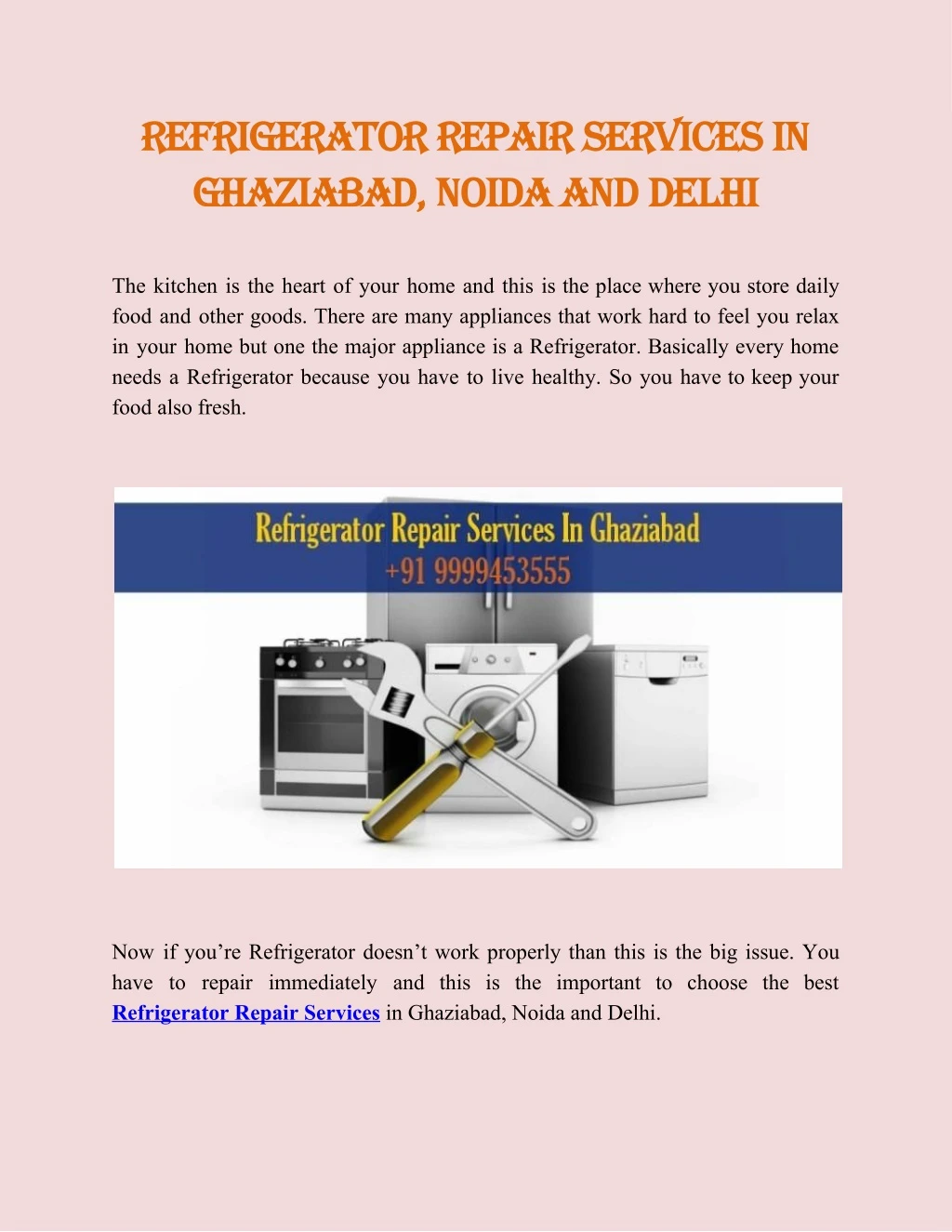 refrigerator repair services in ghaziabad noida