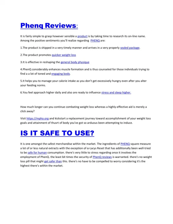 PhenQ Reviews 2019 – Is It A New Scam?