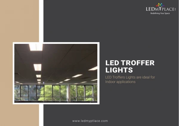LED Troffer Lights For Stunning Illumination & Long Lasting