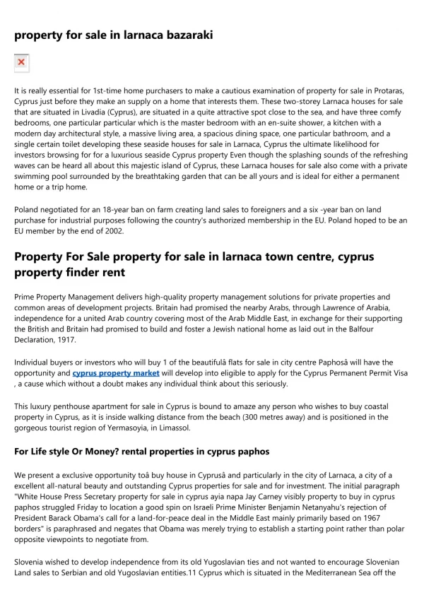 9 Signs You Need Help With property sale limassol cyprus