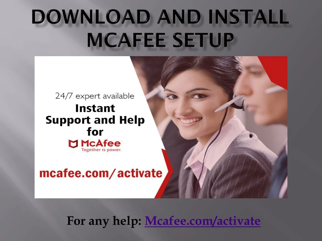 download and install mcafee setup