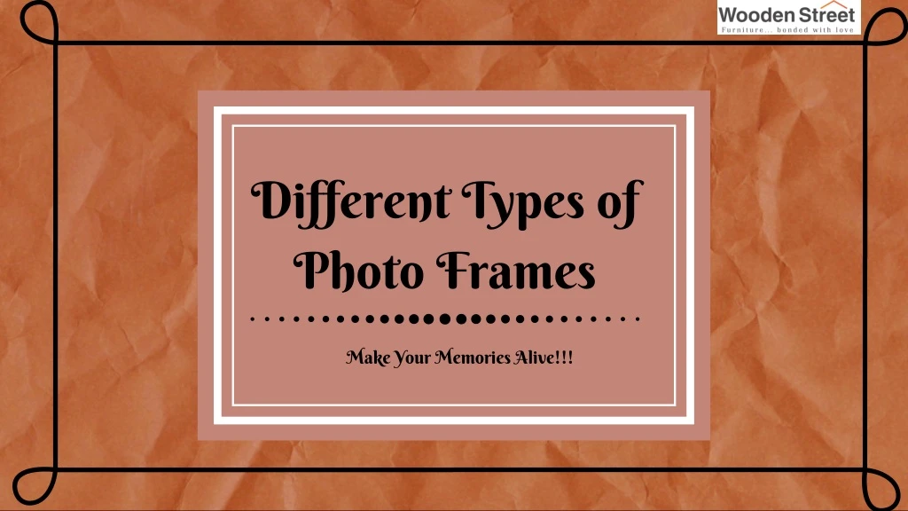 different types of photo frames