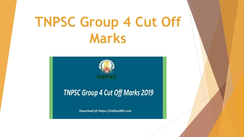 tnpsc group 4 cut off marks