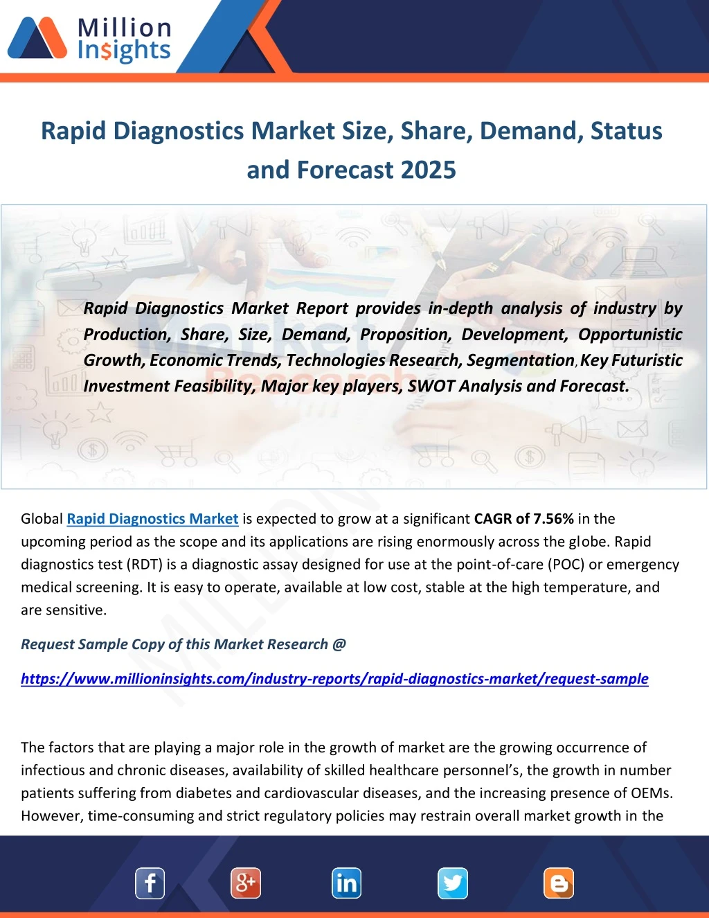 rapid diagnostics market size share demand status