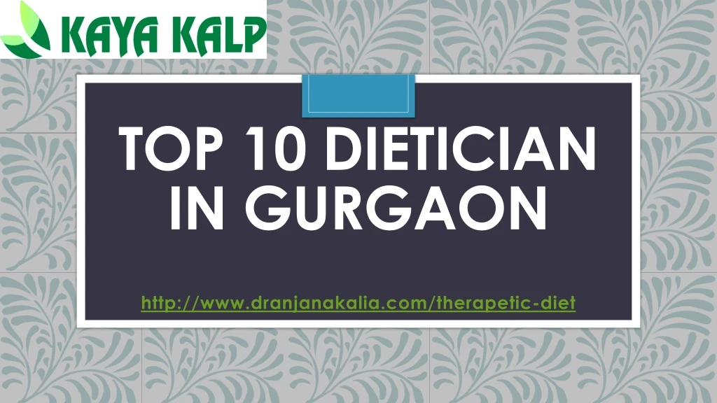 top 10 dietician in gurgaon