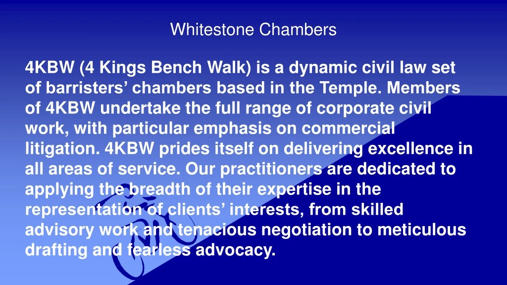 whitestone chambers