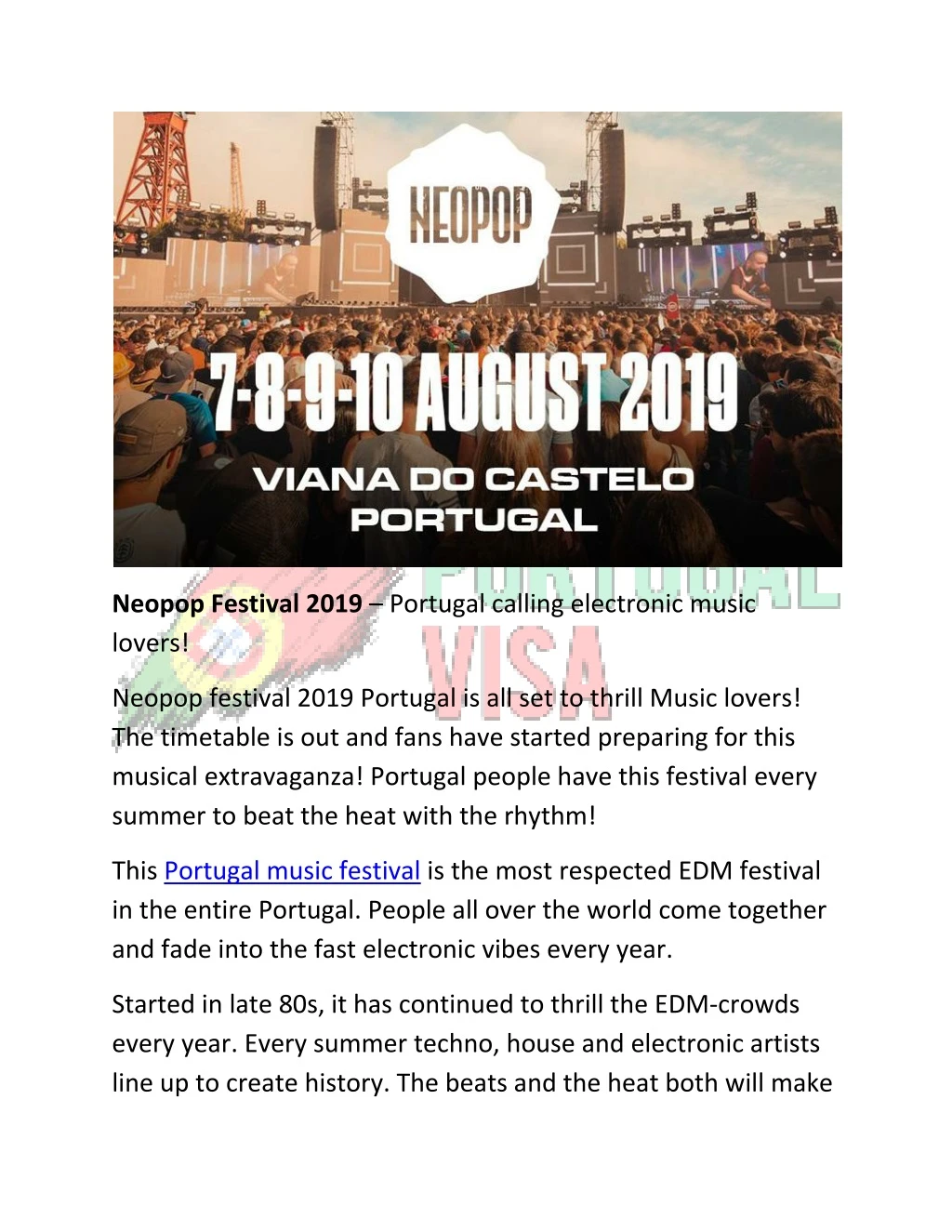 neopop festival 2019 portugal calling electronic