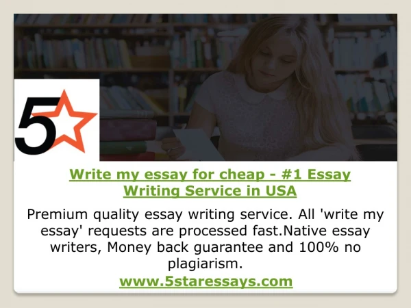 Write my essay for cheap - #1 Essay Writing Service in USA