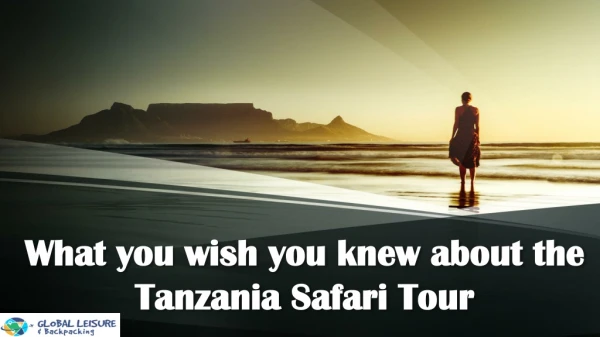 What you wish you knew about the Tanzania Safari Tour