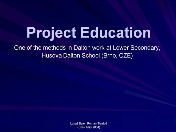 Project Education