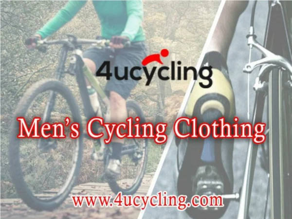 The best models of mens cycling clothing