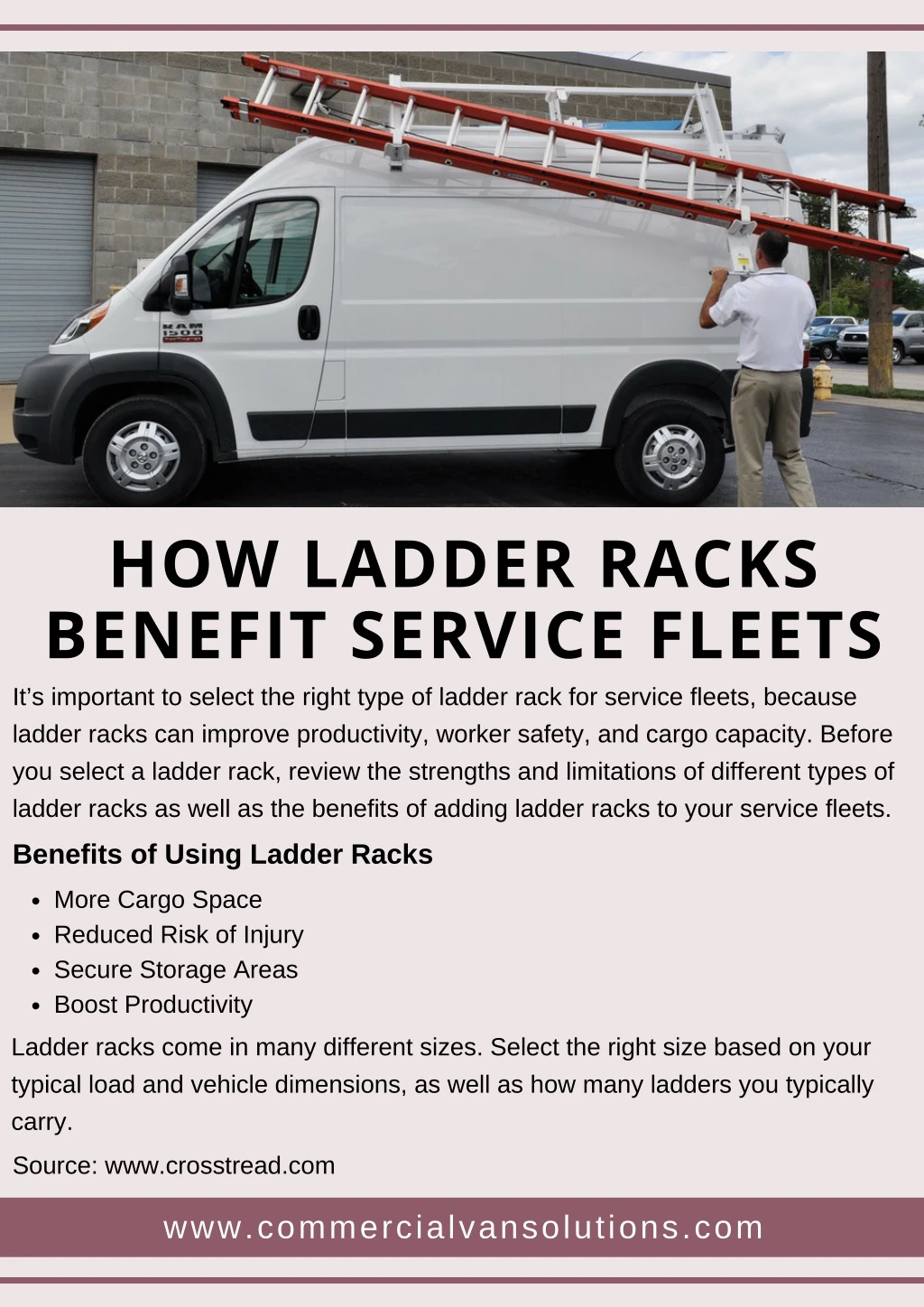 how ladder racks benefit service fleets