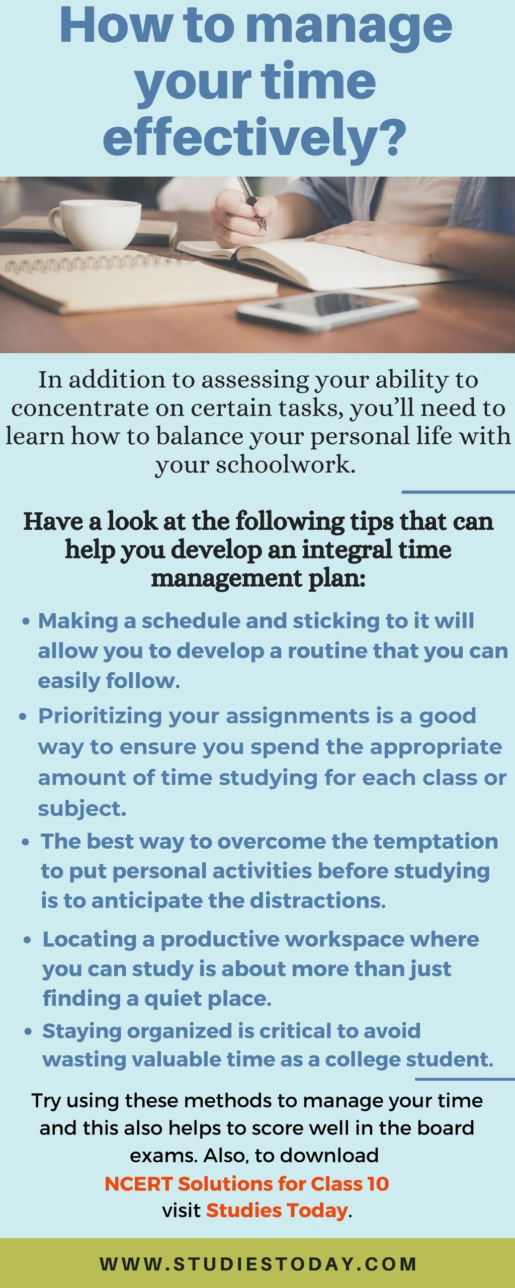 how to manage your time effectively