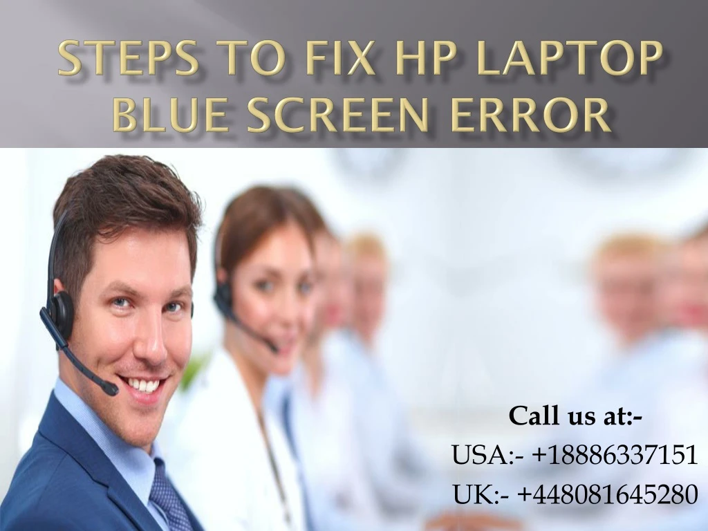 steps to fix hp laptop blue screen error