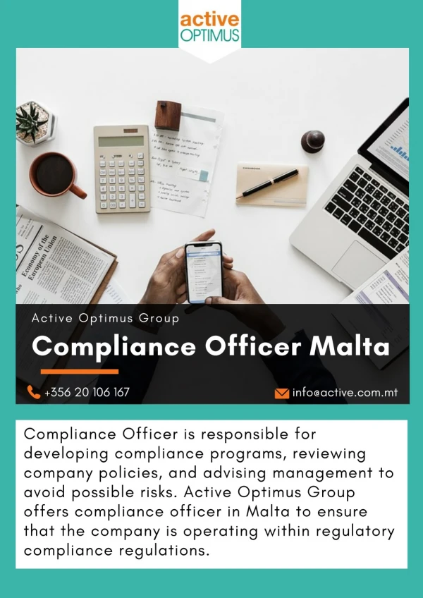 Compliance Officer Malta