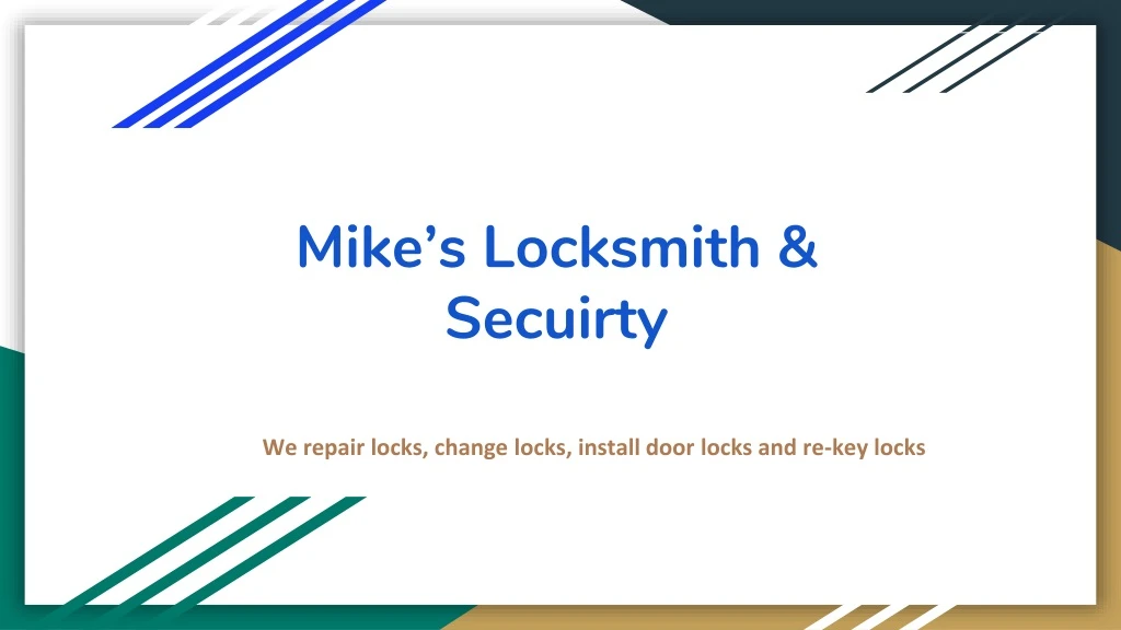 mike s locksmith secuirty