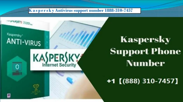 kaspersky antivirus support number