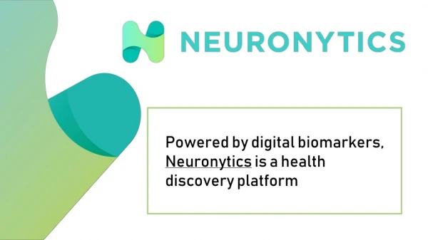 Neuronytics is a health discovery platform